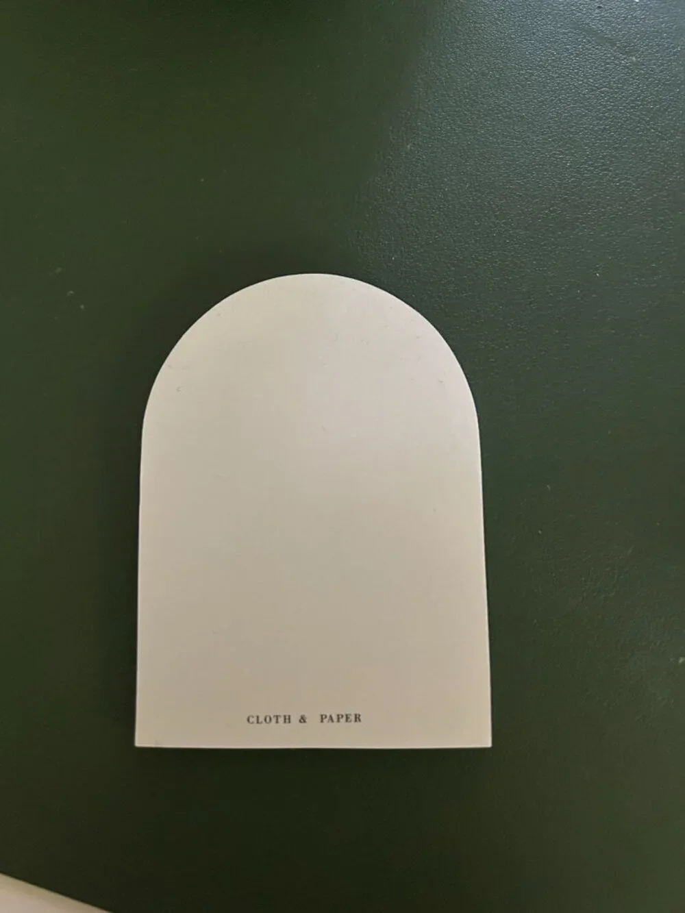 Cloth + Paper Domed Arch Sticky Notes